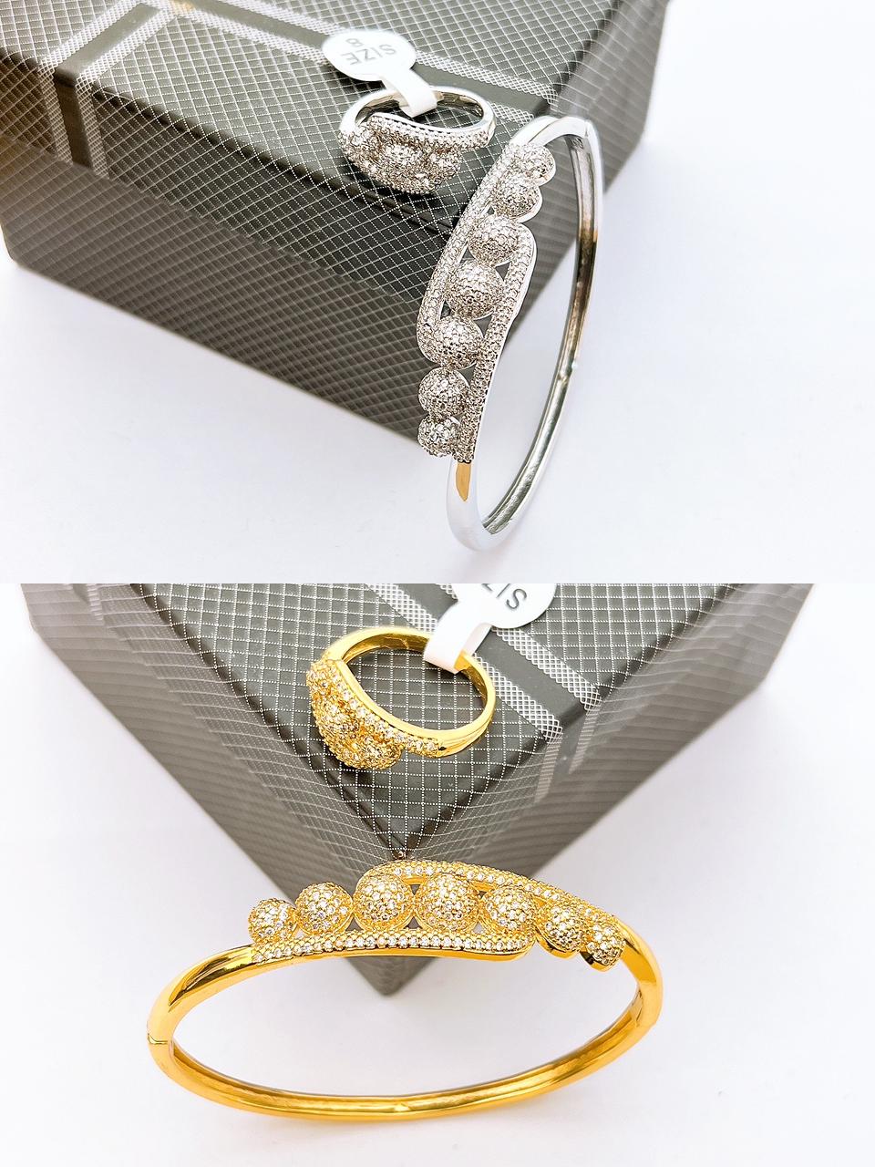 Openable bracelets with rings