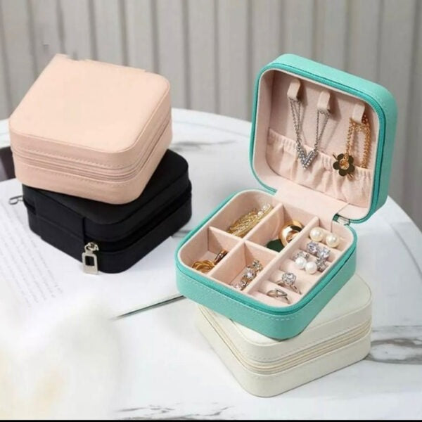 Large Portable Jewelry Case for Necklace and Earring Storage