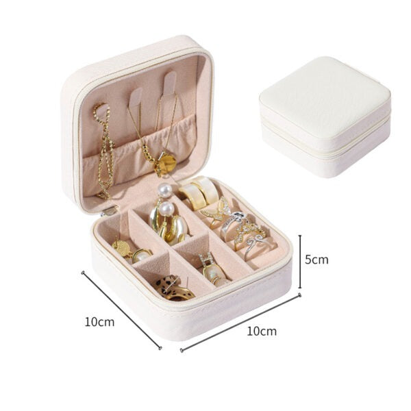 Large Portable Jewelry Case for Necklace and Earring Storage